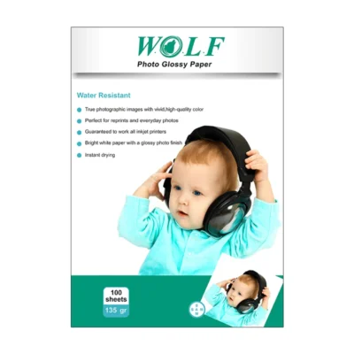کاغذ گلاسه 135 گرمی a4